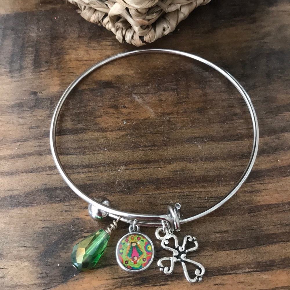 Our Lady of Guadalupe Christian Charm Bracelet